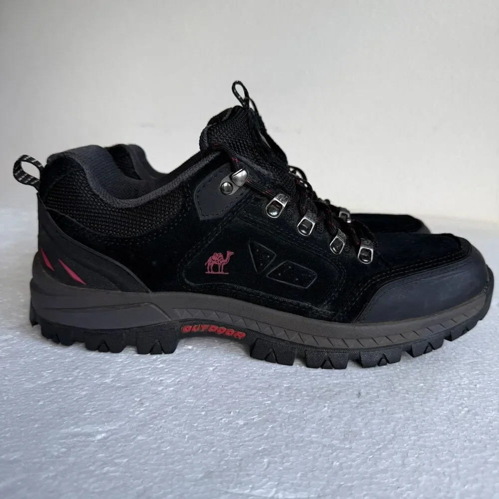 Camel Crown K832026565 Men's Black Lace Up Low Top Hiking Shoes Size US 11.5